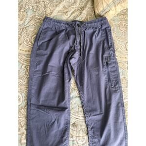 Hurley Ladies Active Ripstop Pants with Drawstring/Pockets Blue Size Large